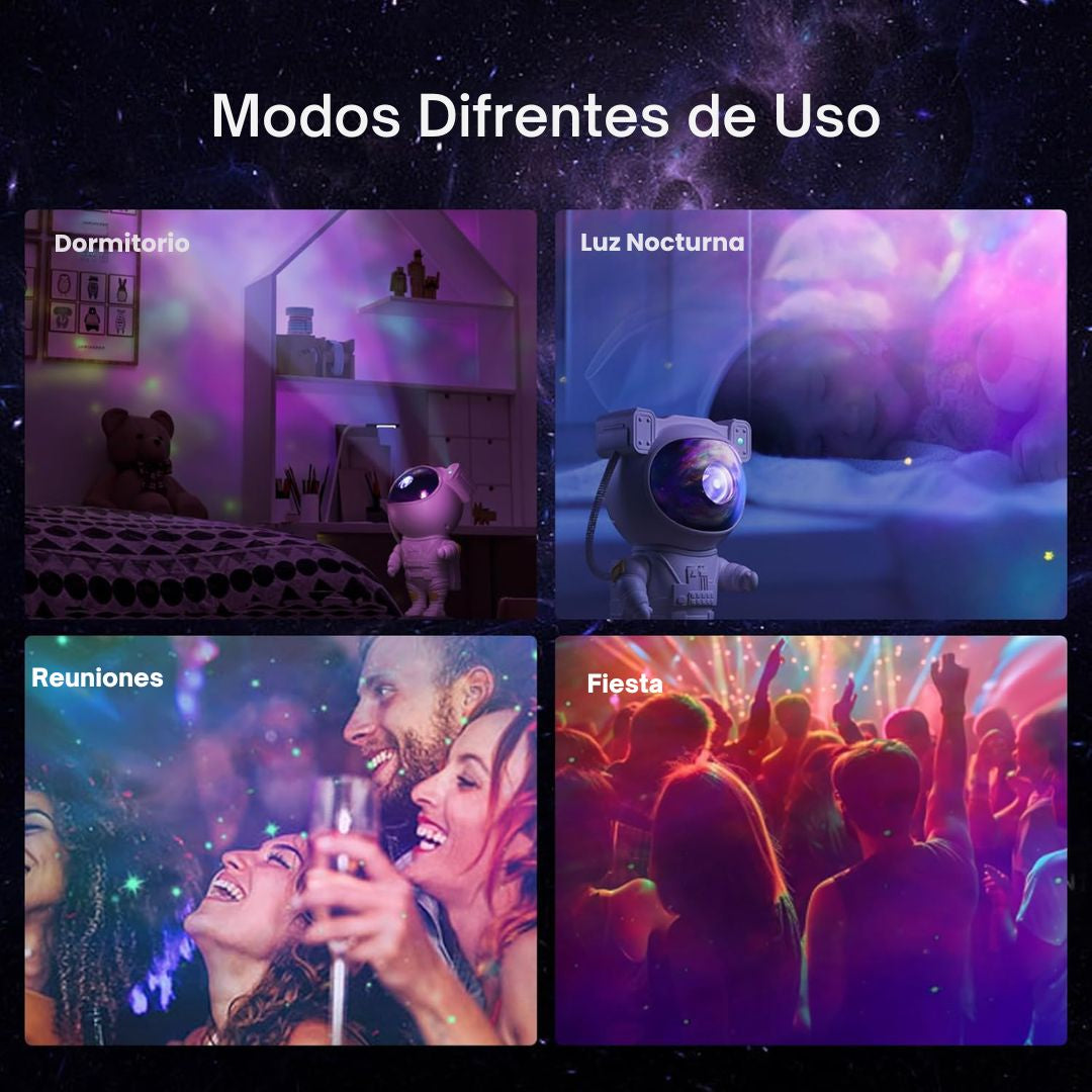 Astronauta Proyector de Estrellas
